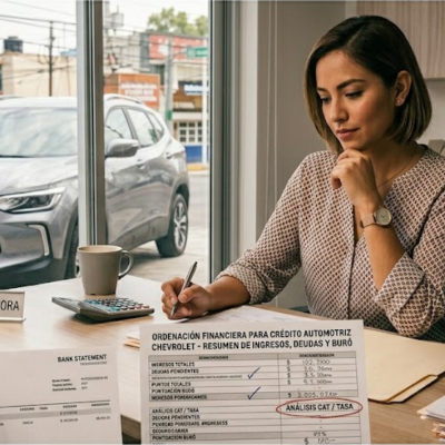 Haz clic en el butón abajo y descubre cómo mejorar tu perfil antes de solicitar crédito automotriz Chevrolet.