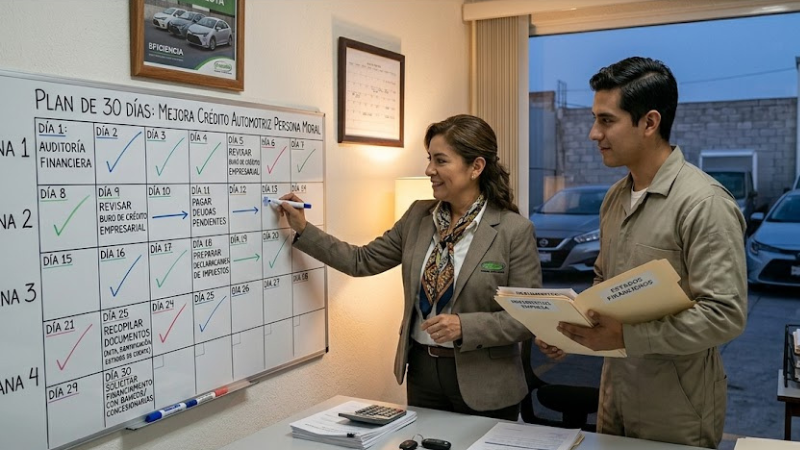 Descubre cómo mejorar tu aprobación de credito automotriz persona moral en México en solo 30 días